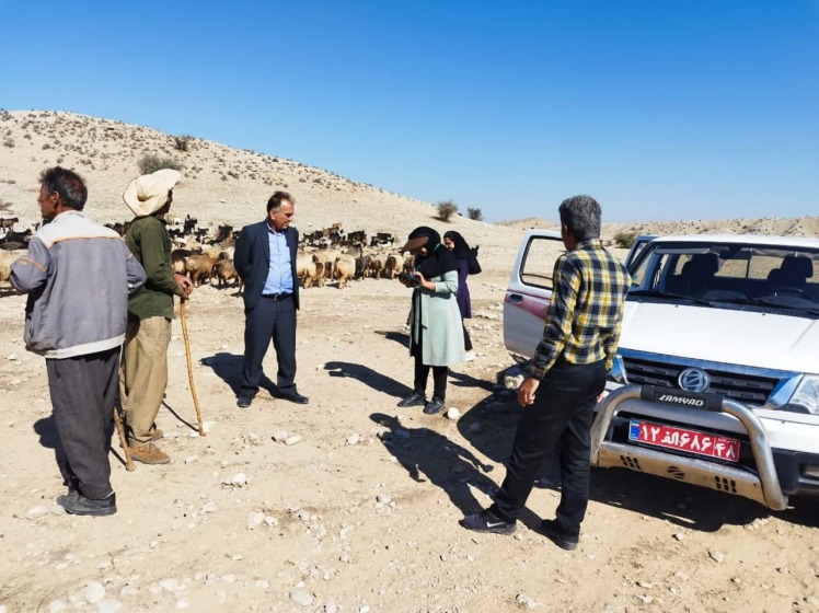 همراه عشایراستان بوشهر در سرشماری کشاورزی