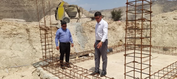 بازدید مدیر امور عشایر استان بوشهر از پروژه های عمرانی تنگستان