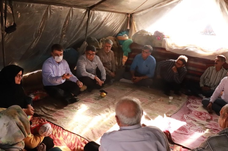 بازدید از روند سرشماری عشایر در استان بوشهر